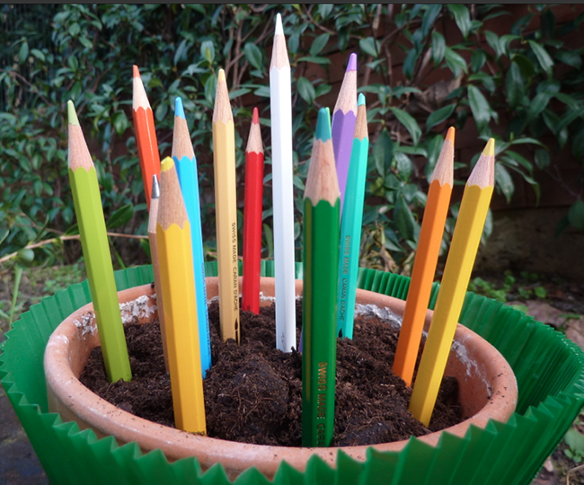 Parigi, 11 gennaio 2015. Le matite fioriscono in tutto il mondo. Pencils bloom all over the world (copyright cristina zanetti)